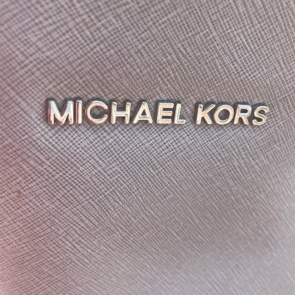 Michael Kors Silver Zipper Detail